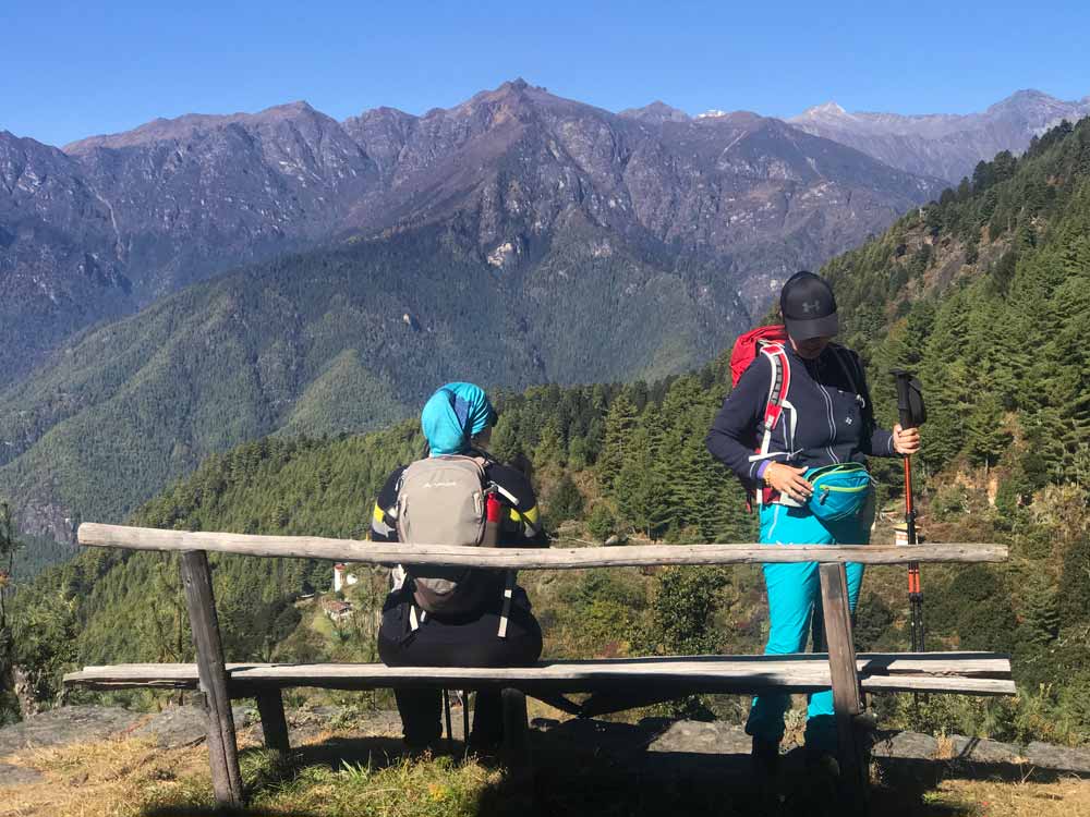 Autumn is the best time to visit Bhutan for Jomolhari trek