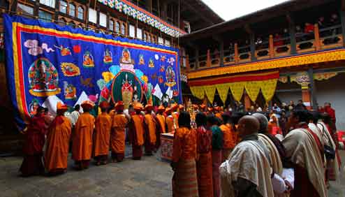 Combine your travel to Bhutan from Singapore with one of the colorful festivals in Bhutan.