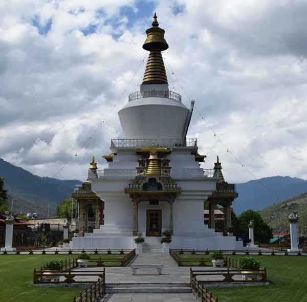 The National Memorial Chorten in Bhutan