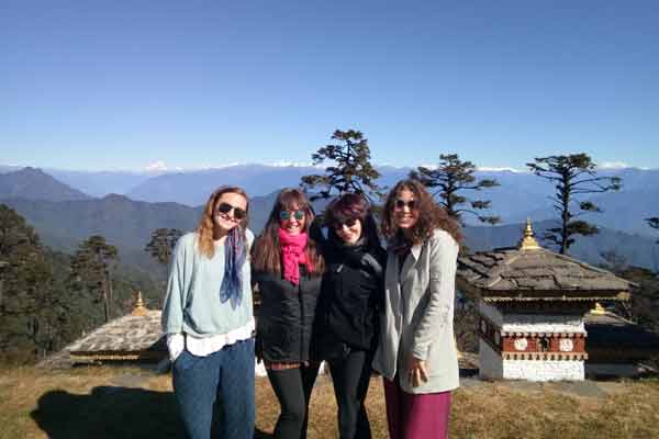 Yoga group from USA.