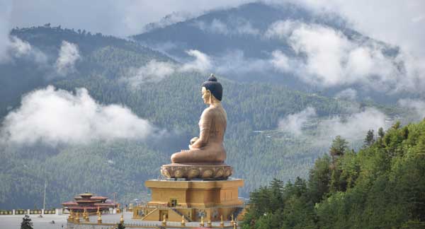 Buddha statue in Bhutan.