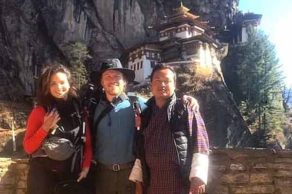 Hollywood Actor, Keith and his beautiful actress wife, Katrina’s travel to Bhutan from USA.