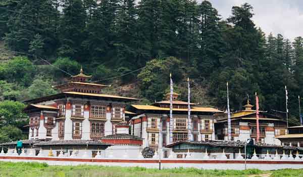 Jakar tshechu festival tour itinerary includes visit to Kurjey monastery