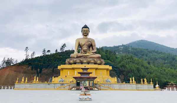 The Tallest statue of Buddha in Bhutan is one of the highlights of Jakar Tshechu festival in Bhutan