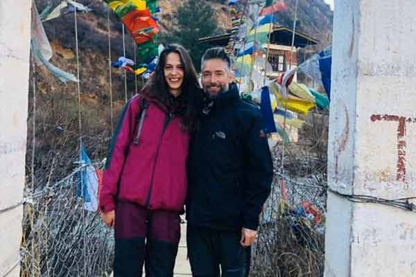 Latin Angel Ms. Maria and her husband Mr. Rudolfo in Bhutan (2019).