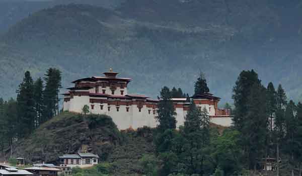 Laya Gasa trek cost includes visit to Drugyel Dzong