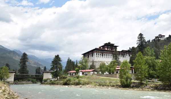 The colorful Paro tshechu is held at Rinpung Dzong