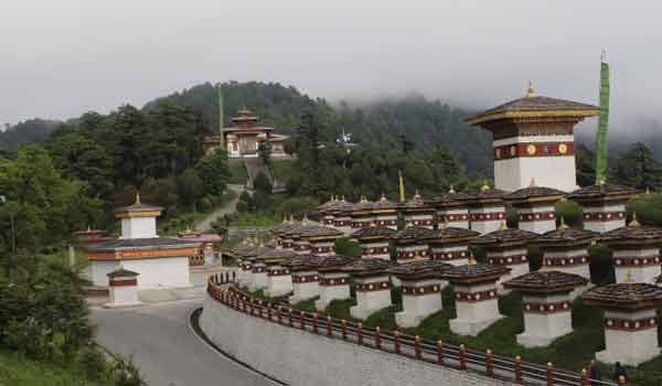 Paro Festival tour itinerary includes Dochula pass (3140 m) in Bhutan