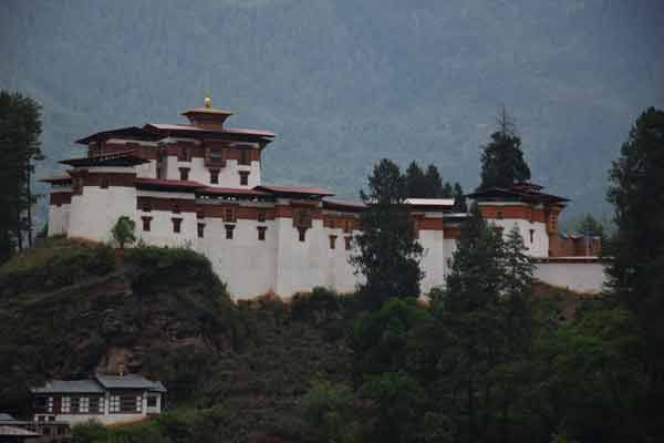 Drugyel dzong in Paro valley.