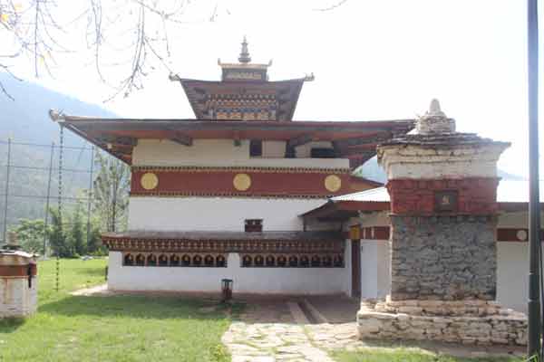 Chimi lhakhang, the temple of fertility.