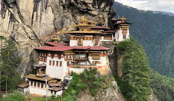 Tiger's Nest monastery in Paro is the main highlight of Snowman trek Bhutan itinerary