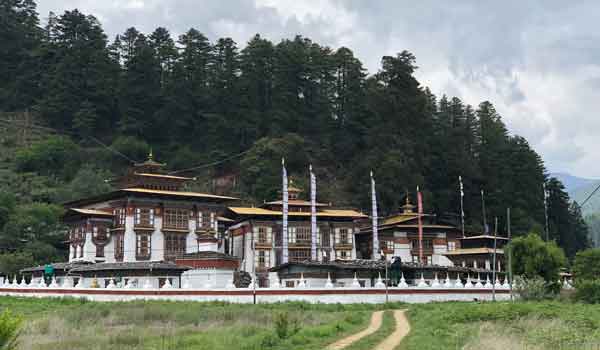 Tharpaling tshechu festival itinerary includes visit to Kurjey monastery in Bumthang