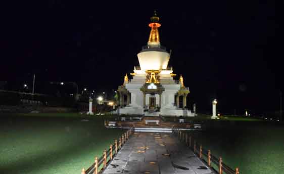 The Memorial Chorten in Thimphu.