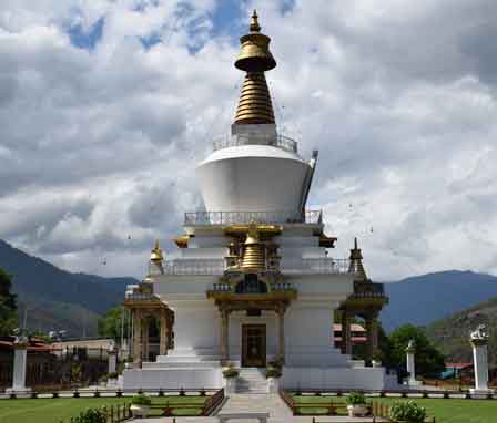 Memorial Chorten is the highlight of travel to Bhutan from Australia - New Zealand