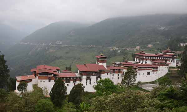 Trongsa dzong.