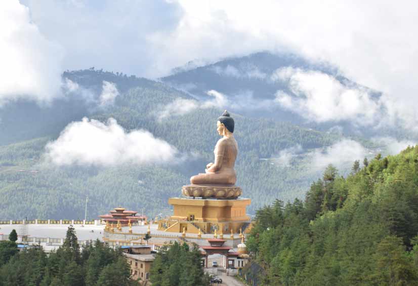 Tallest statue of Buddha in Bhutan