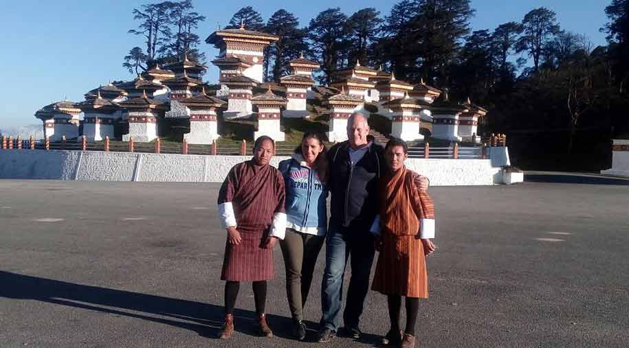 Our clients from UK (United Kingdom) with Lal (Guide).