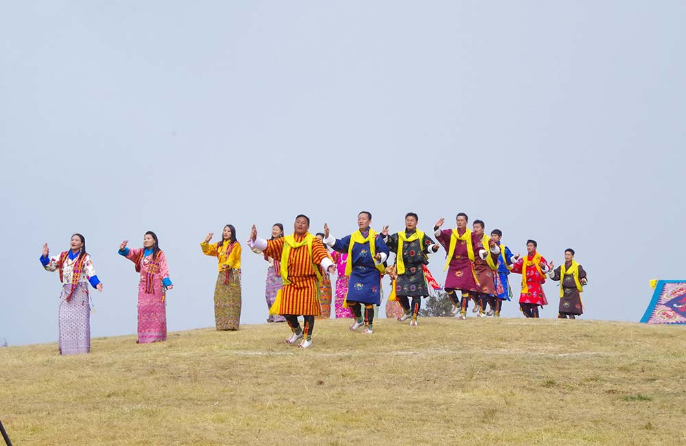 The Bhutanese dances in Druk Wangyel tshechu festival is performed by the Royal Bhutanese Army.