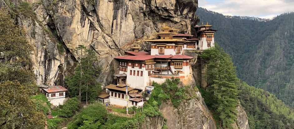 Tiger's nest monastery is the highlight of travel to Bhutan from Berlin, Germany