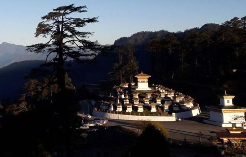 The amazing Dochula pass in Thimphu.