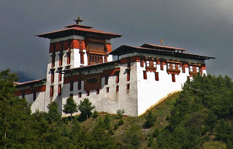 The amazing Jakar dzong in Bumthang.