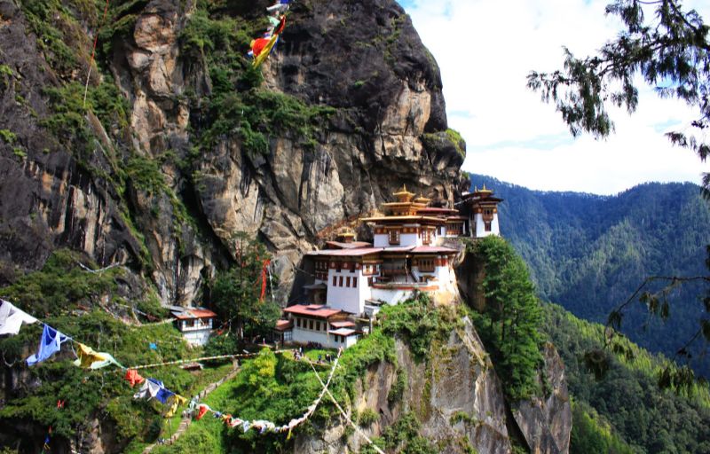 Tiger's nest is a part of fixed departure Jambay lhakhang tour 1.